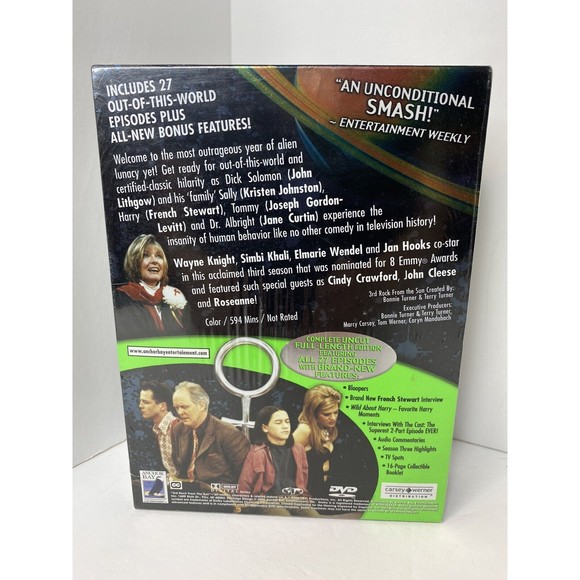 3rd Rock from the Sun - Season 3 (DVD, 2006, 4-Disc Set) sealed, NEW - Picture 2 of 5